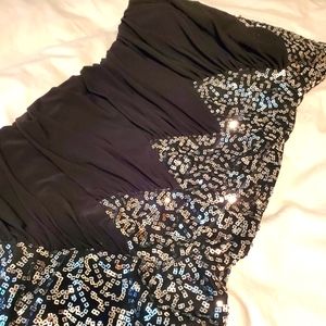 Sparkly Black Formal Dress